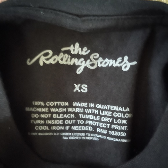 Mens NWT The Rolling Stones Iconic Tongue T-Shirt, XS - Picture 3 of 5